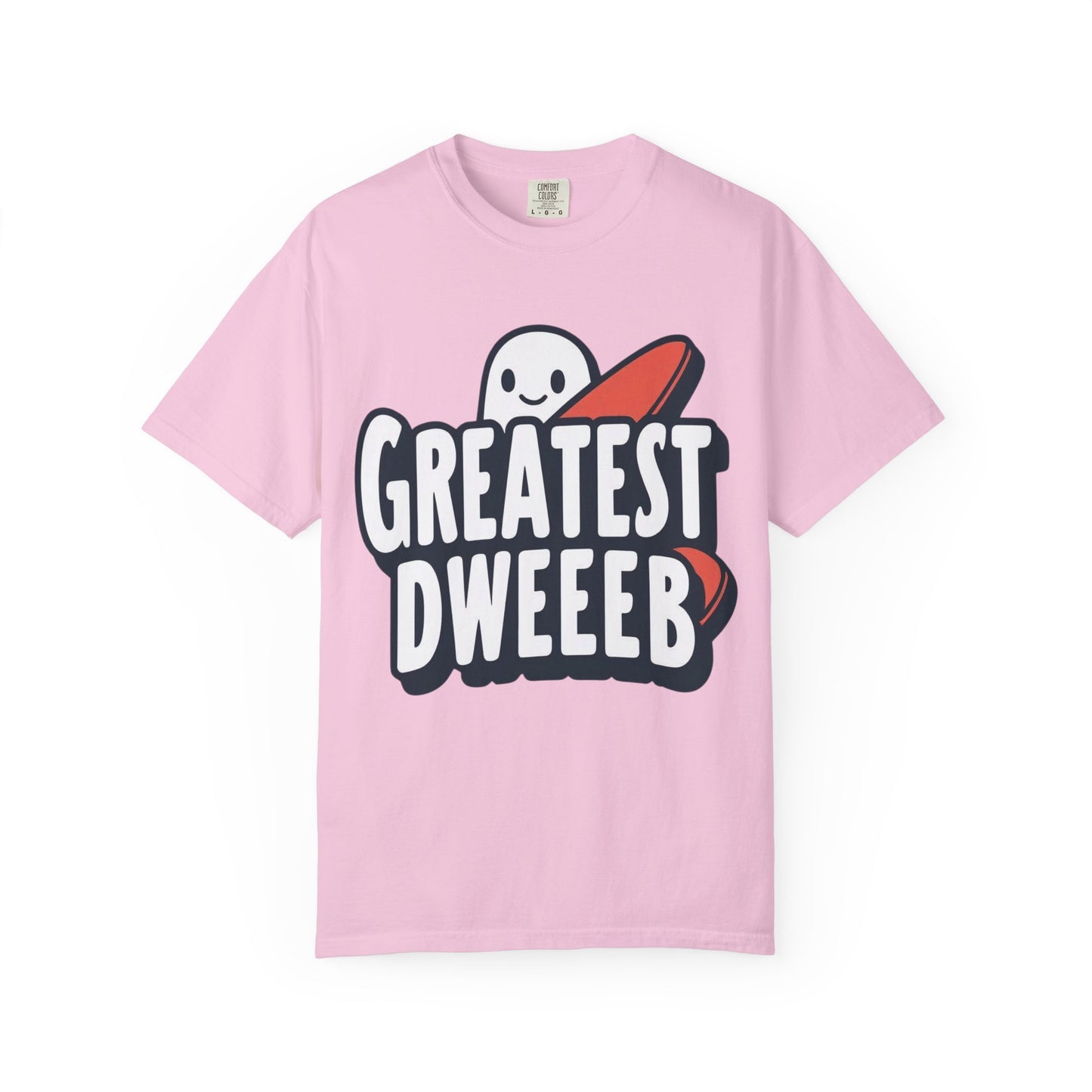 Ghostly Humor Unisex T-shirt - Greatest Dweeb Graphic Tee, Funny Gift, Casual Wear, Streetwear, Halloween Fashion