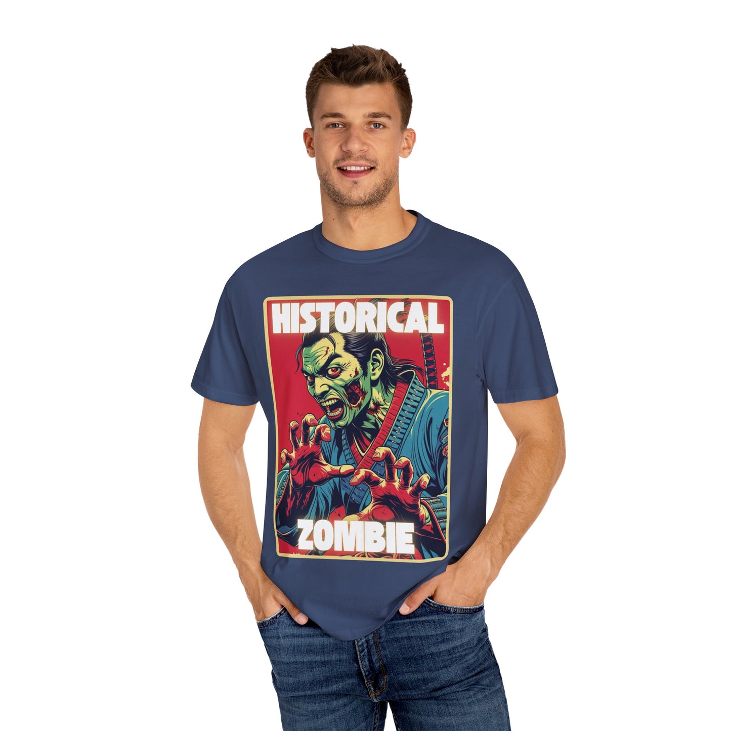 Samurai Zombie Historical Zombie T-Shirt for Halloween
