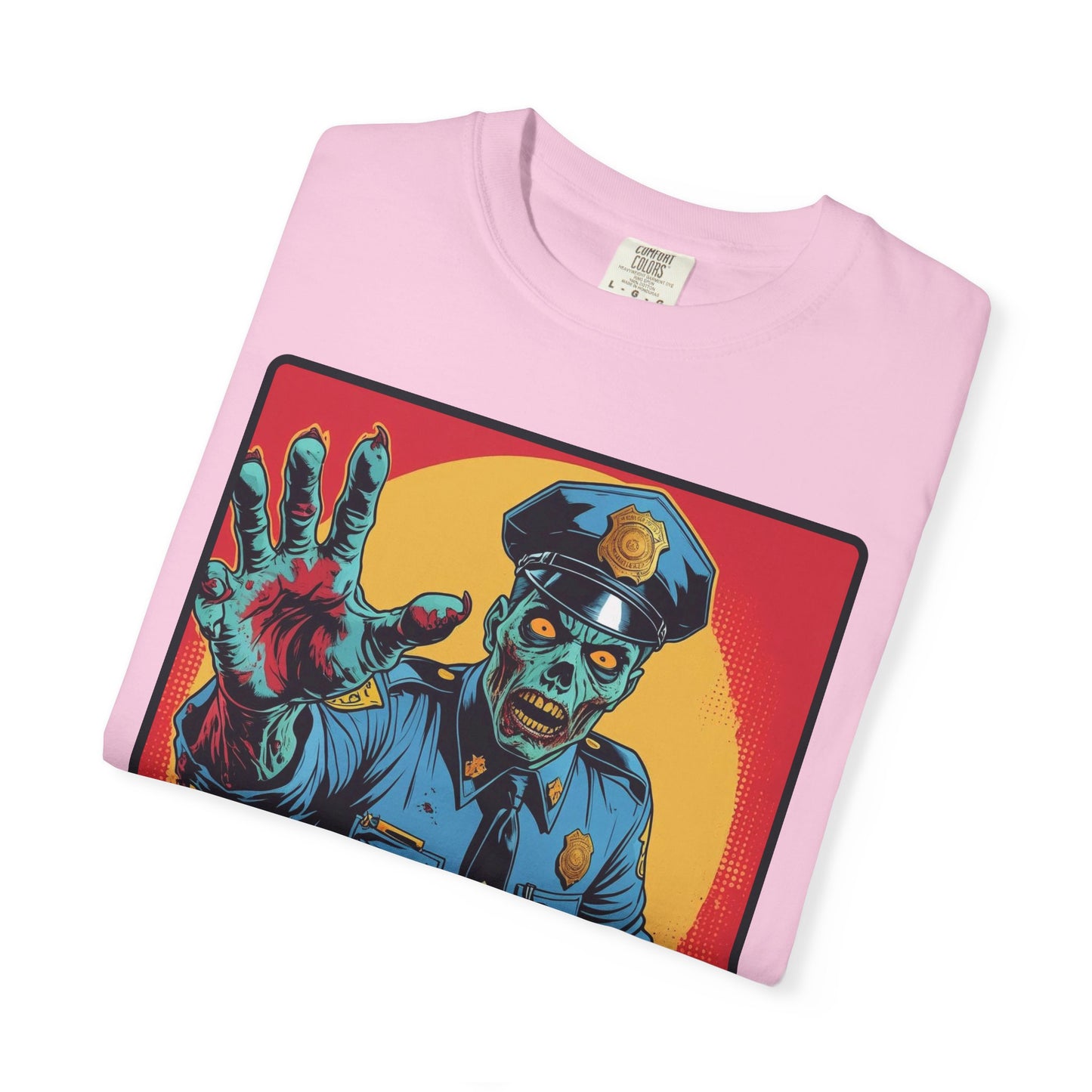Police Officer Zombie Halloween T-Shirt - Unisex