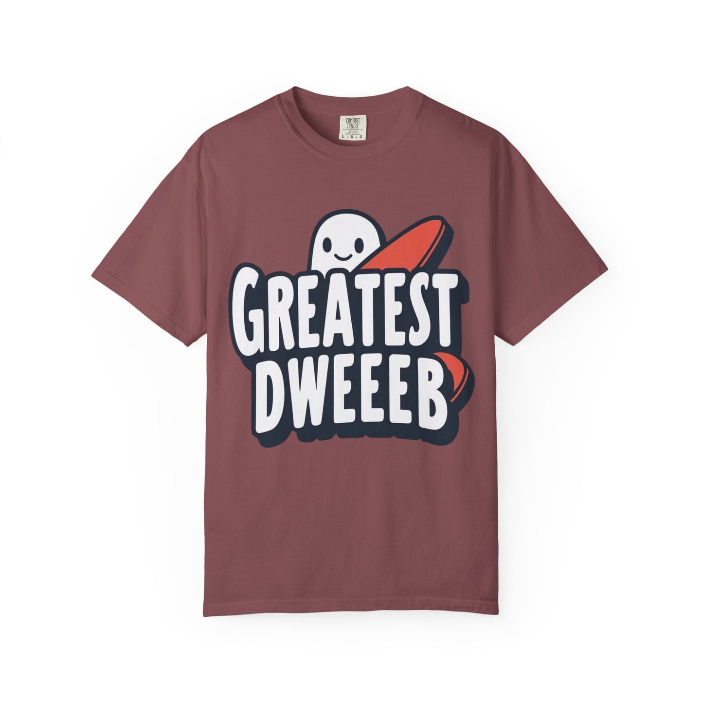 Ghostly Humor Unisex T-shirt - Greatest Dweeb Graphic Tee, Funny Gift, Casual Wear, Streetwear, Halloween Fashion