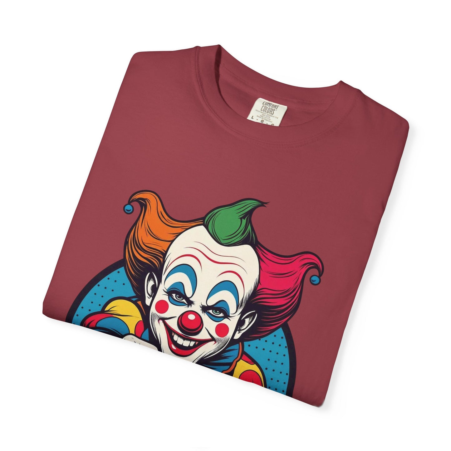 Clappy Clown Theme Park T-Shirt for Halloween