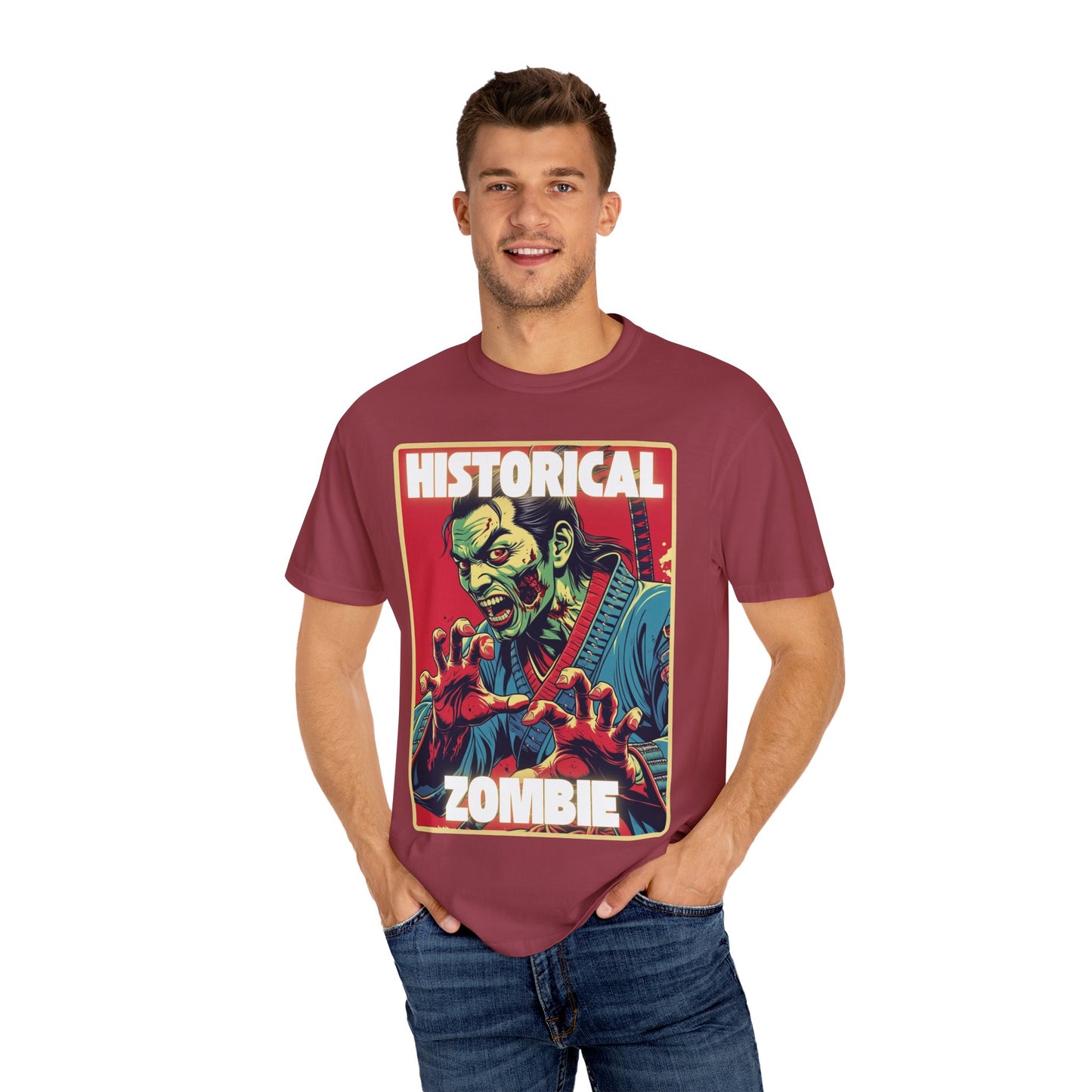 Samurai Zombie Historical Zombie T-Shirt for Halloween