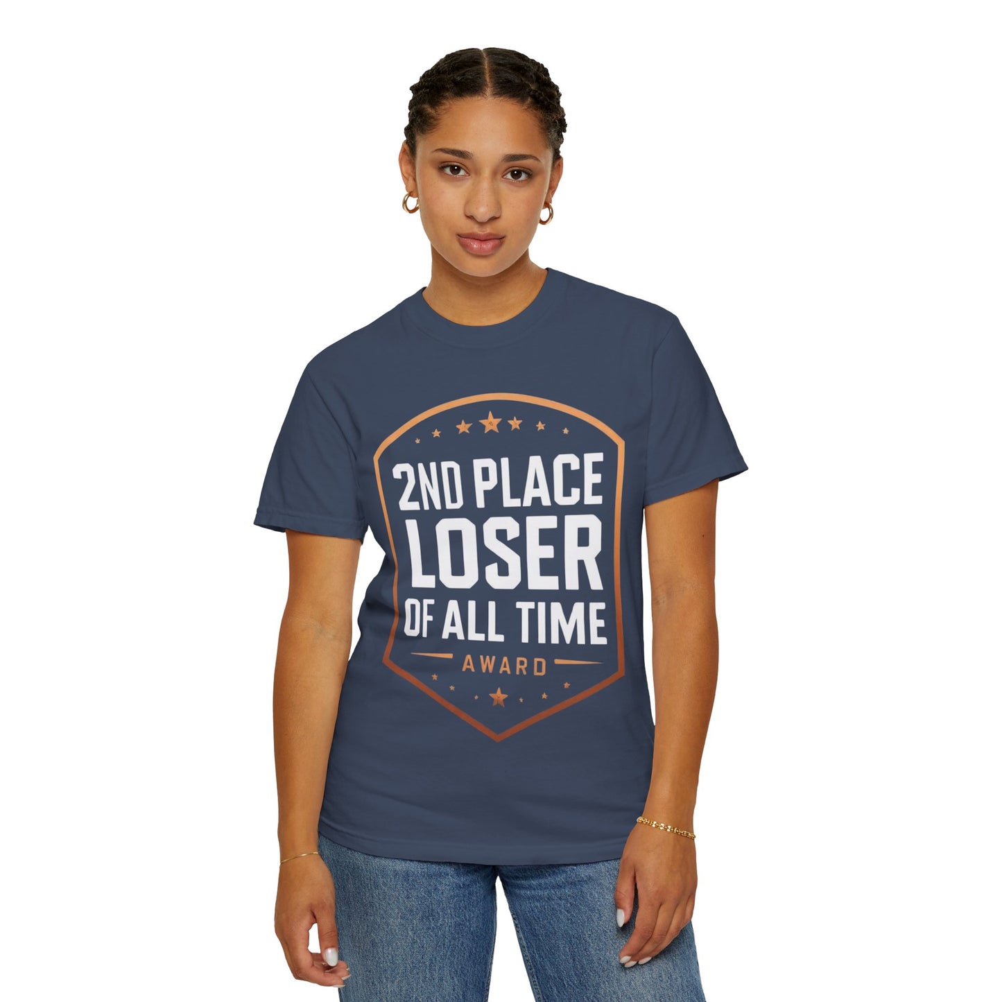 Humorous Unisex T-Shirt, 2nd Place Loser of All Time Design
