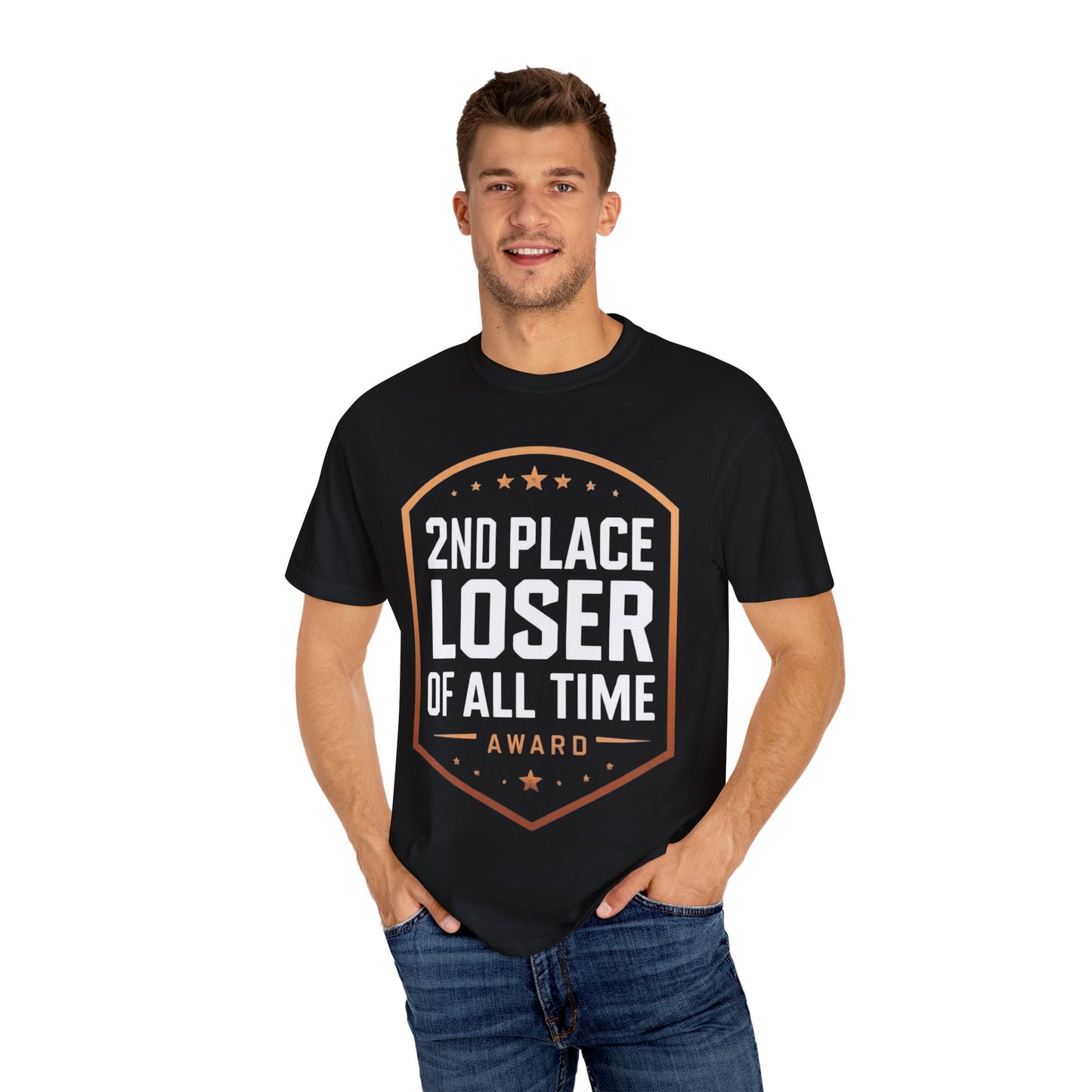 Humorous Unisex T-Shirt, 2nd Place Loser of All Time Design