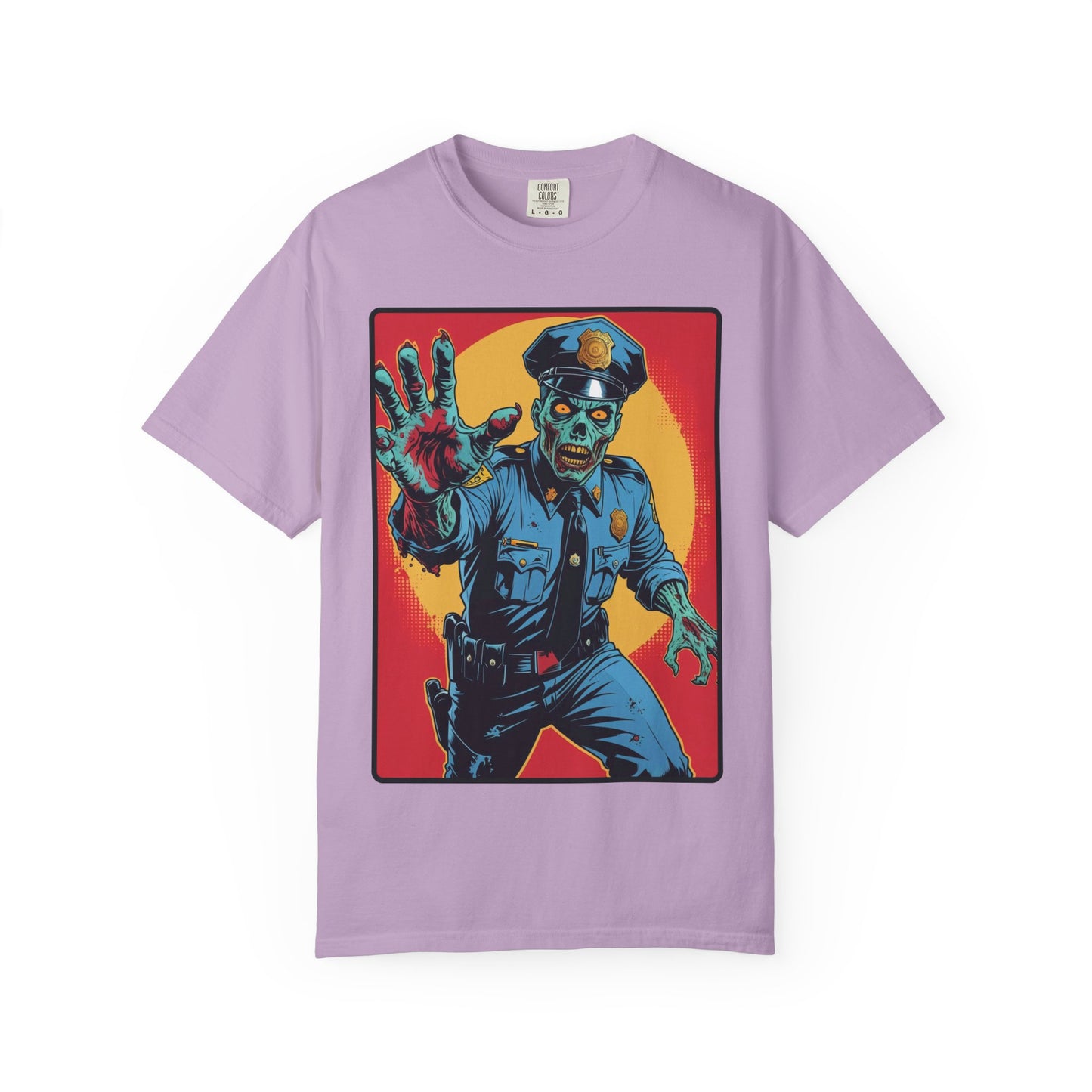 Police Officer Zombie Halloween T-Shirt - Unisex