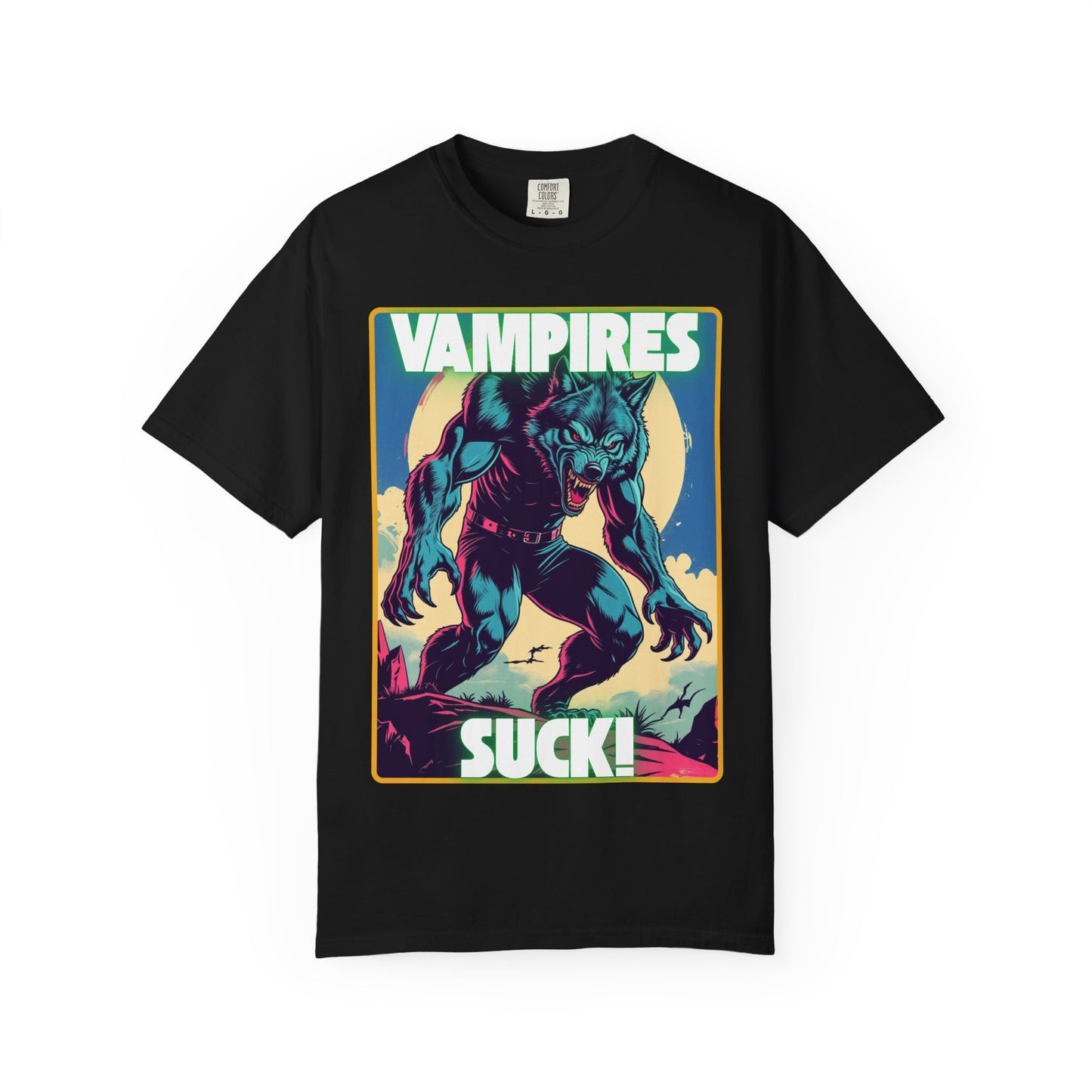 Werewolf Howling Unisex T-shirt for Halloween