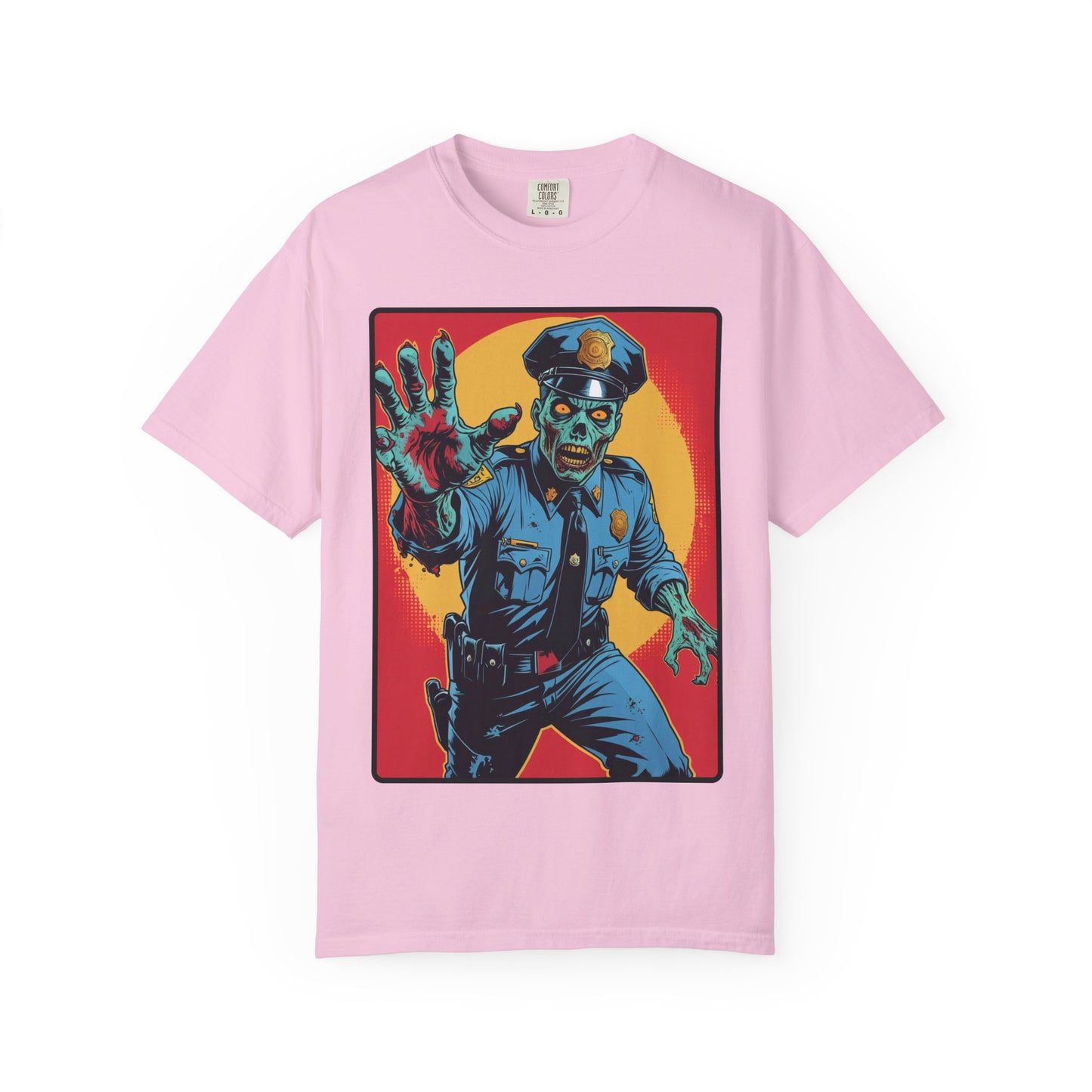 Police Officer Zombie Halloween T-Shirt - Unisex