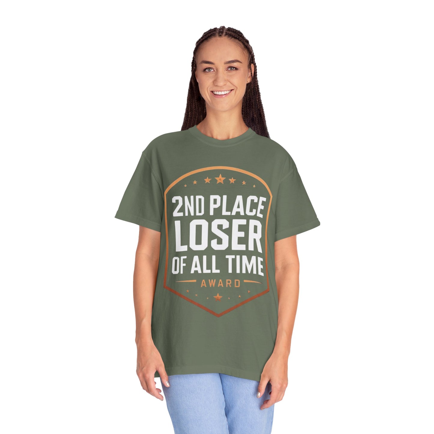 Humorous Unisex T-Shirt, 2nd Place Loser of All Time Design