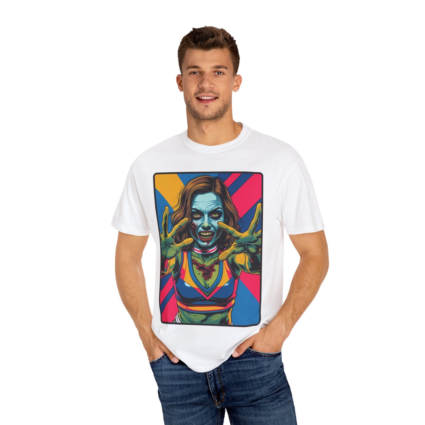 Cheerleader Zombie Halloween T-Shirt