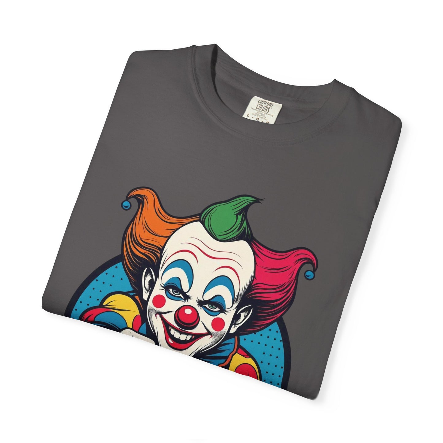 Clappy Clown Theme Park T-Shirt for Halloween