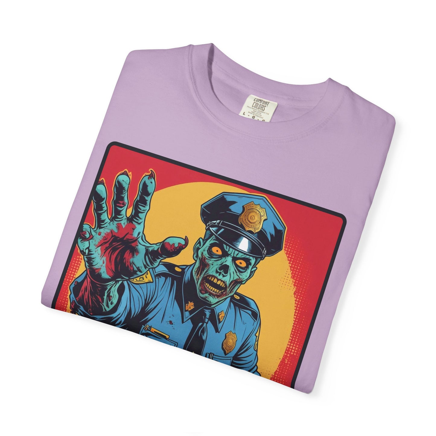 Police Officer Zombie Halloween T-Shirt - Unisex