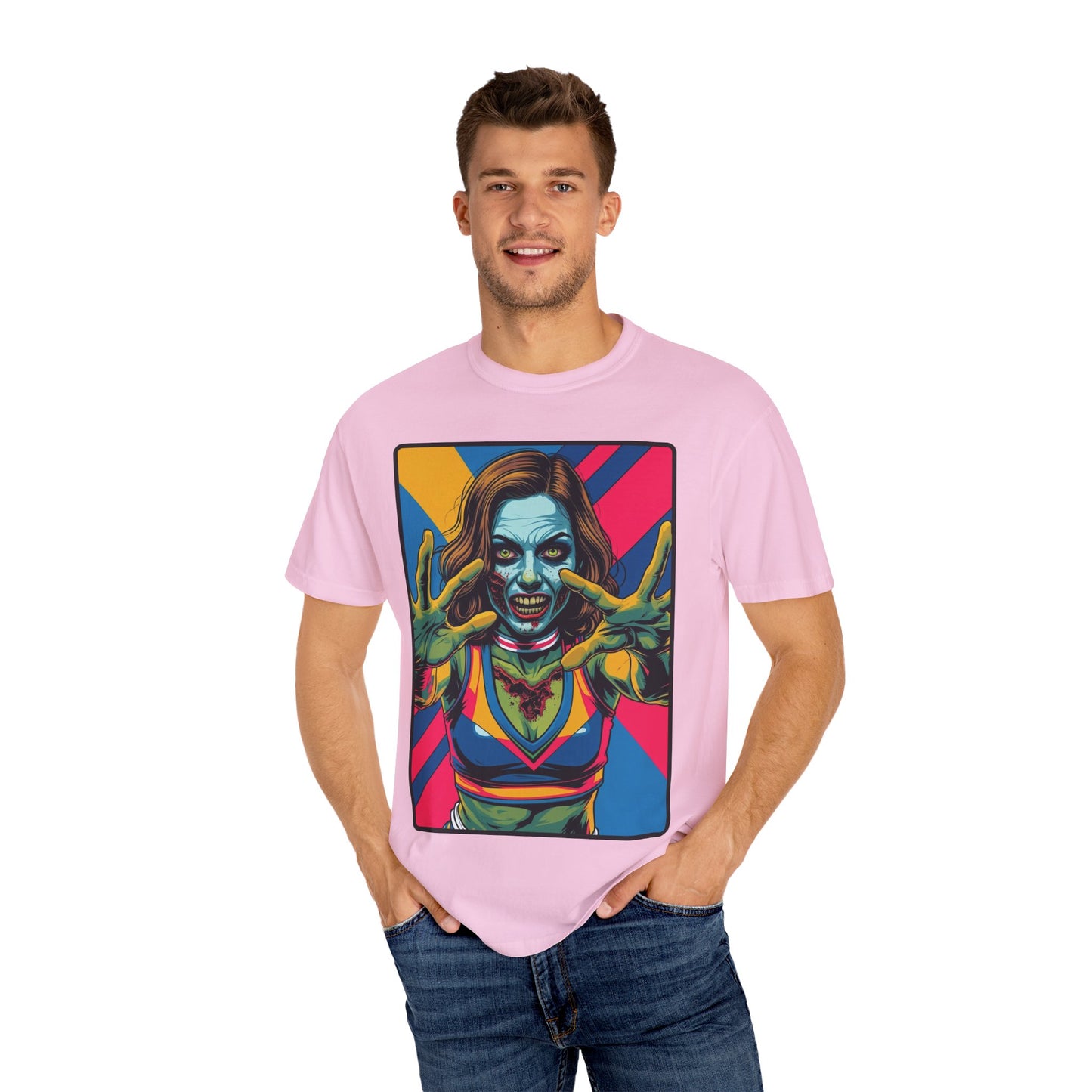 Cheerleader Zombie Halloween T-Shirt