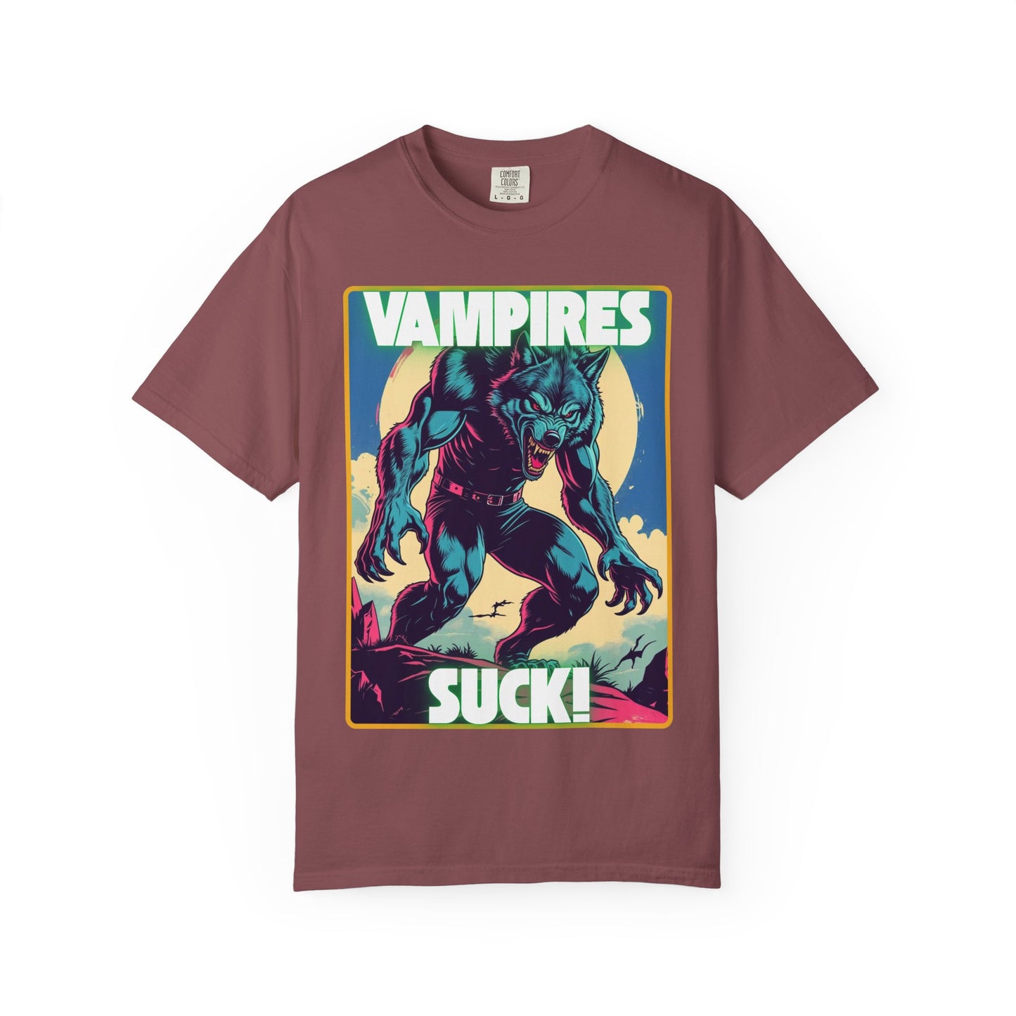 Werewolf Howling Unisex T-shirt for Halloween
