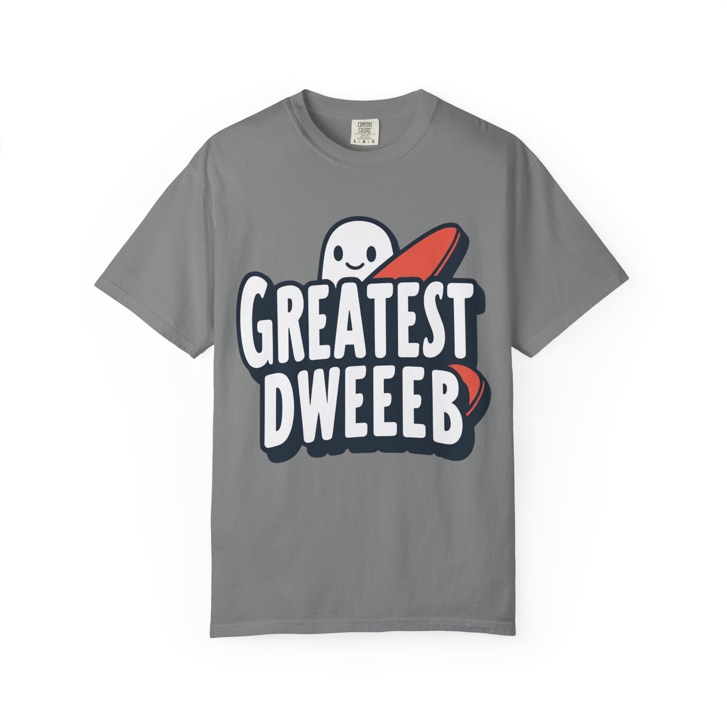 Ghostly Humor Unisex T-shirt - Greatest Dweeb Graphic Tee, Funny Gift, Casual Wear, Streetwear, Halloween Fashion