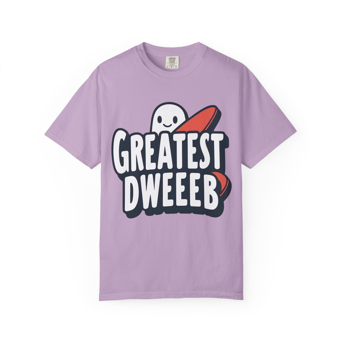 Ghostly Humor Unisex T-shirt - Greatest Dweeb Graphic Tee, Funny Gift, Casual Wear, Streetwear, Halloween Fashion