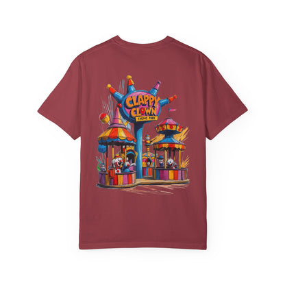 Clappy Clown Theme Park T-Shirt for Halloween