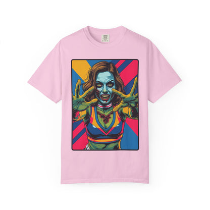 Cheerleader Zombie Halloween T-Shirt