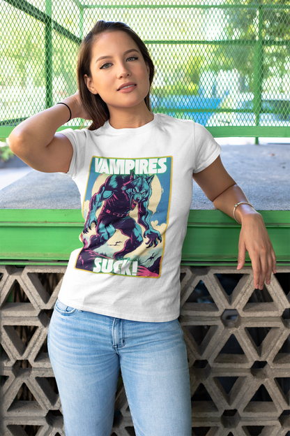 Werewolf Howling Unisex T-shirt for Halloween