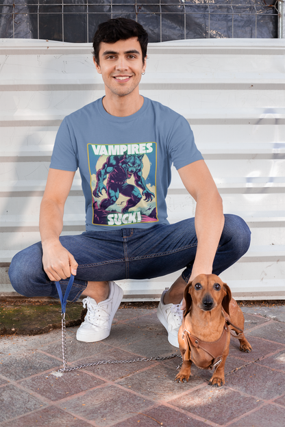Werewolf Howling Unisex T-shirt for Halloween