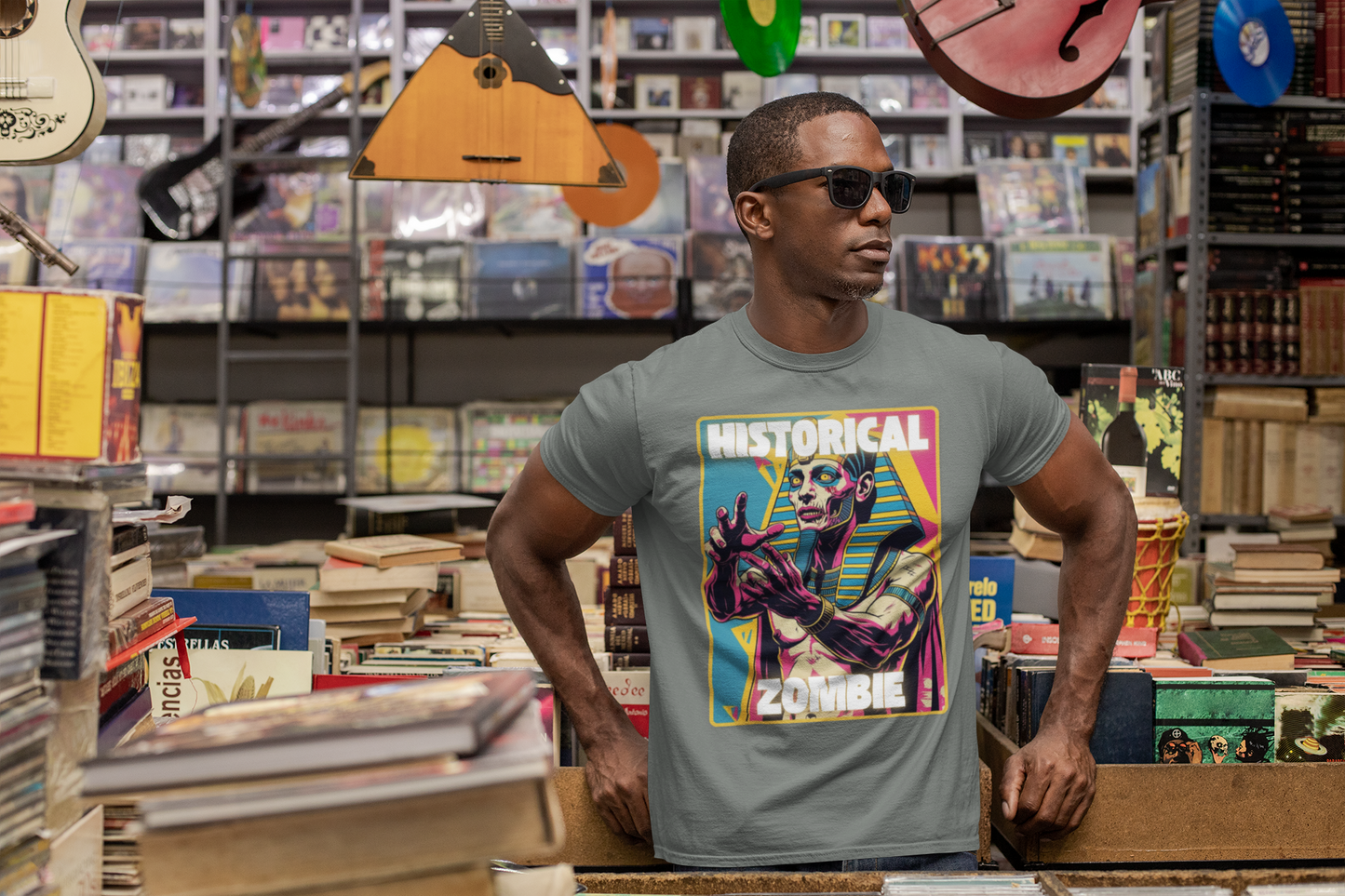Pharaoh Zombie Historical T-Shirt for Halloween