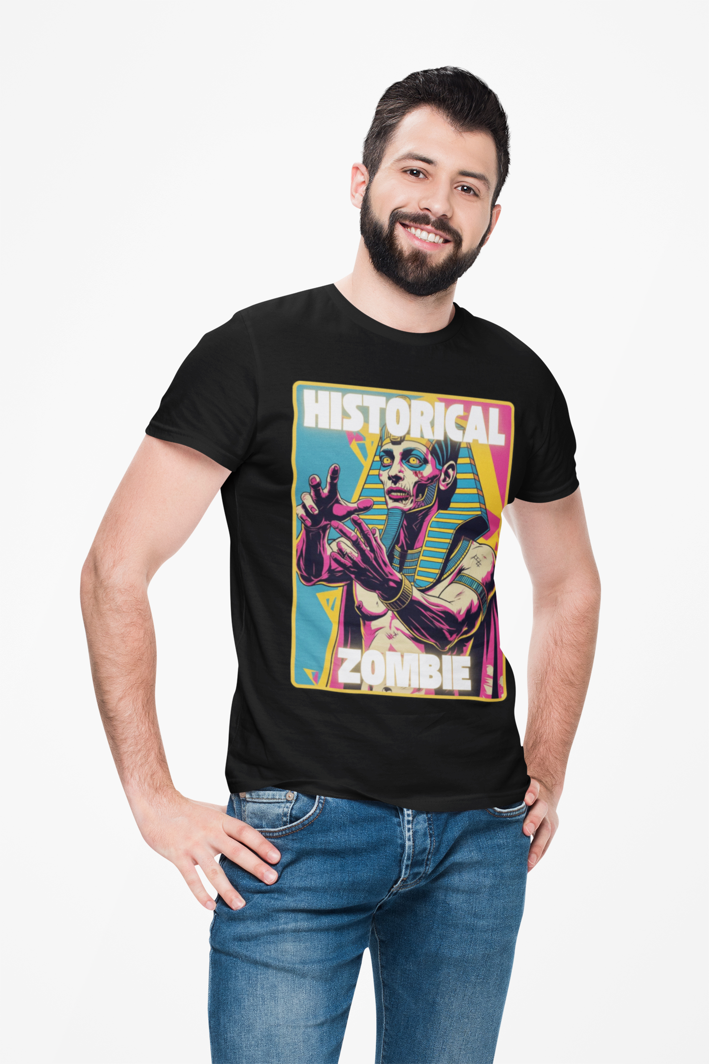 Pharaoh Zombie Historical T-Shirt for Halloween