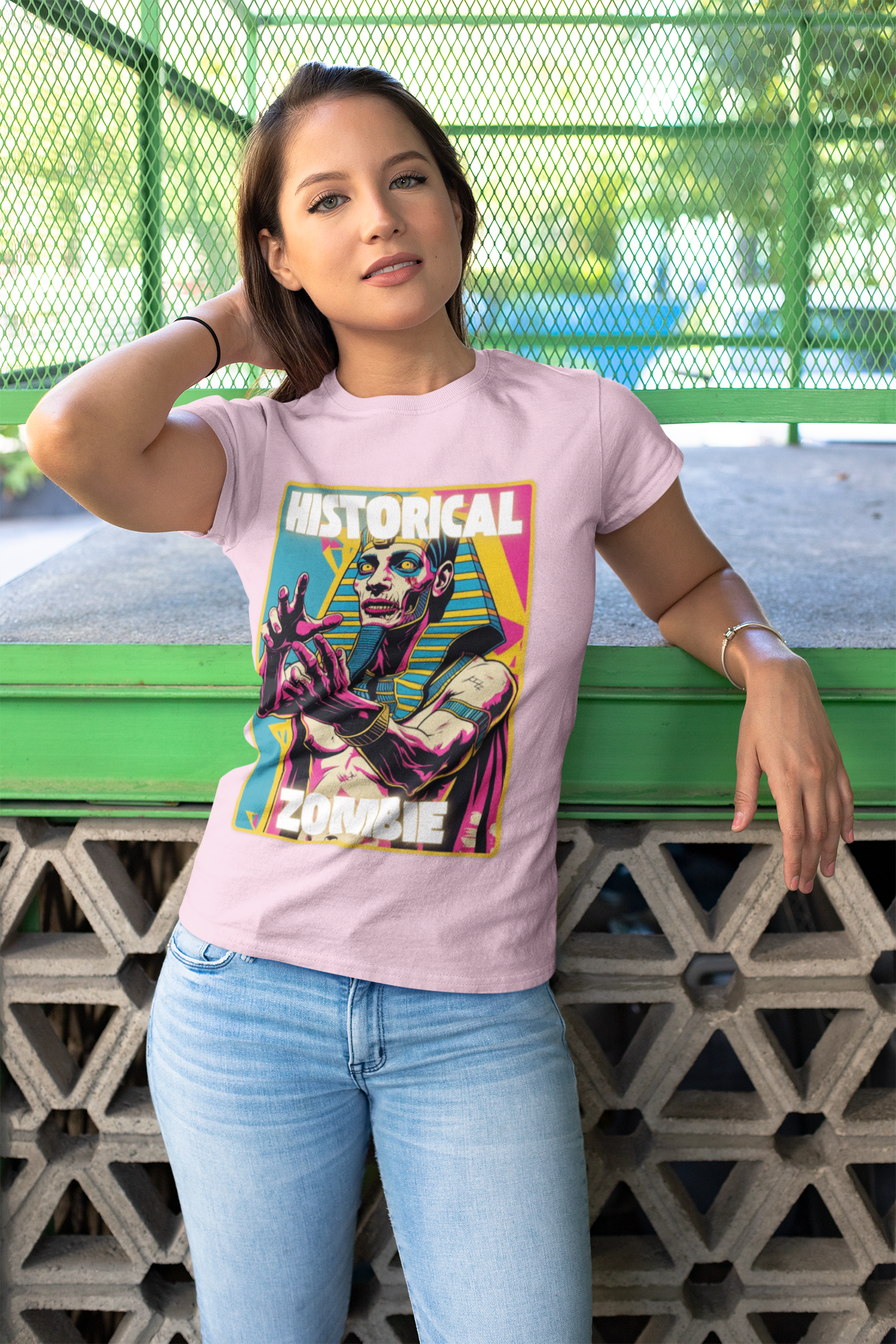 Pharaoh Zombie Historical T-Shirt for Halloween