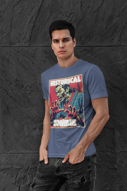 Samurai Zombie Historical Zombie T-Shirt for Halloween