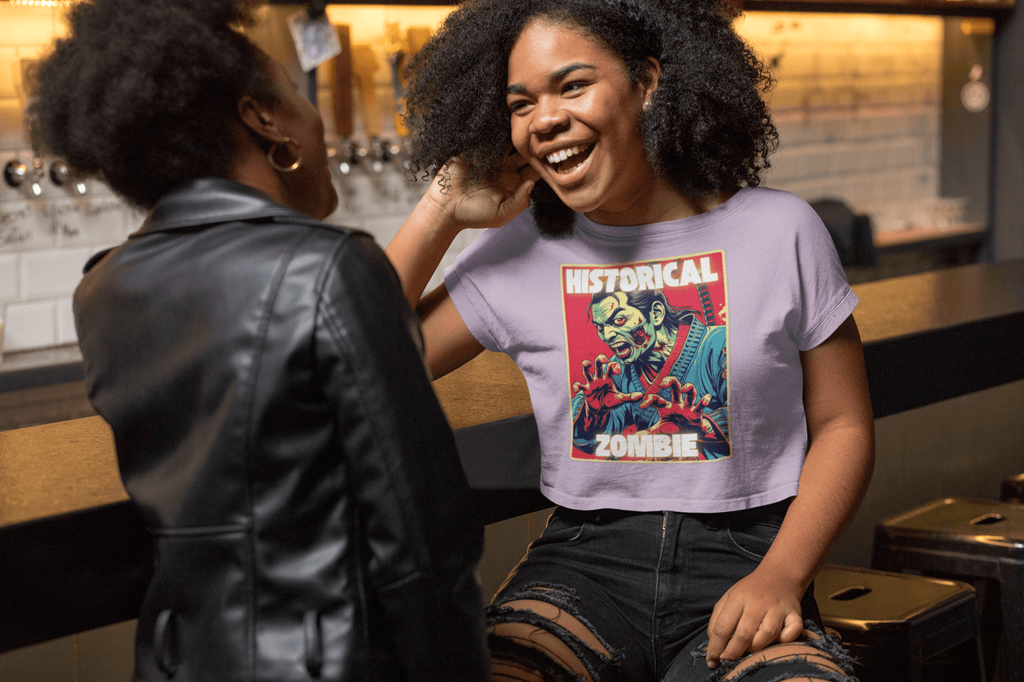 Samurai Zombie Historical Zombie T-Shirt for Halloween