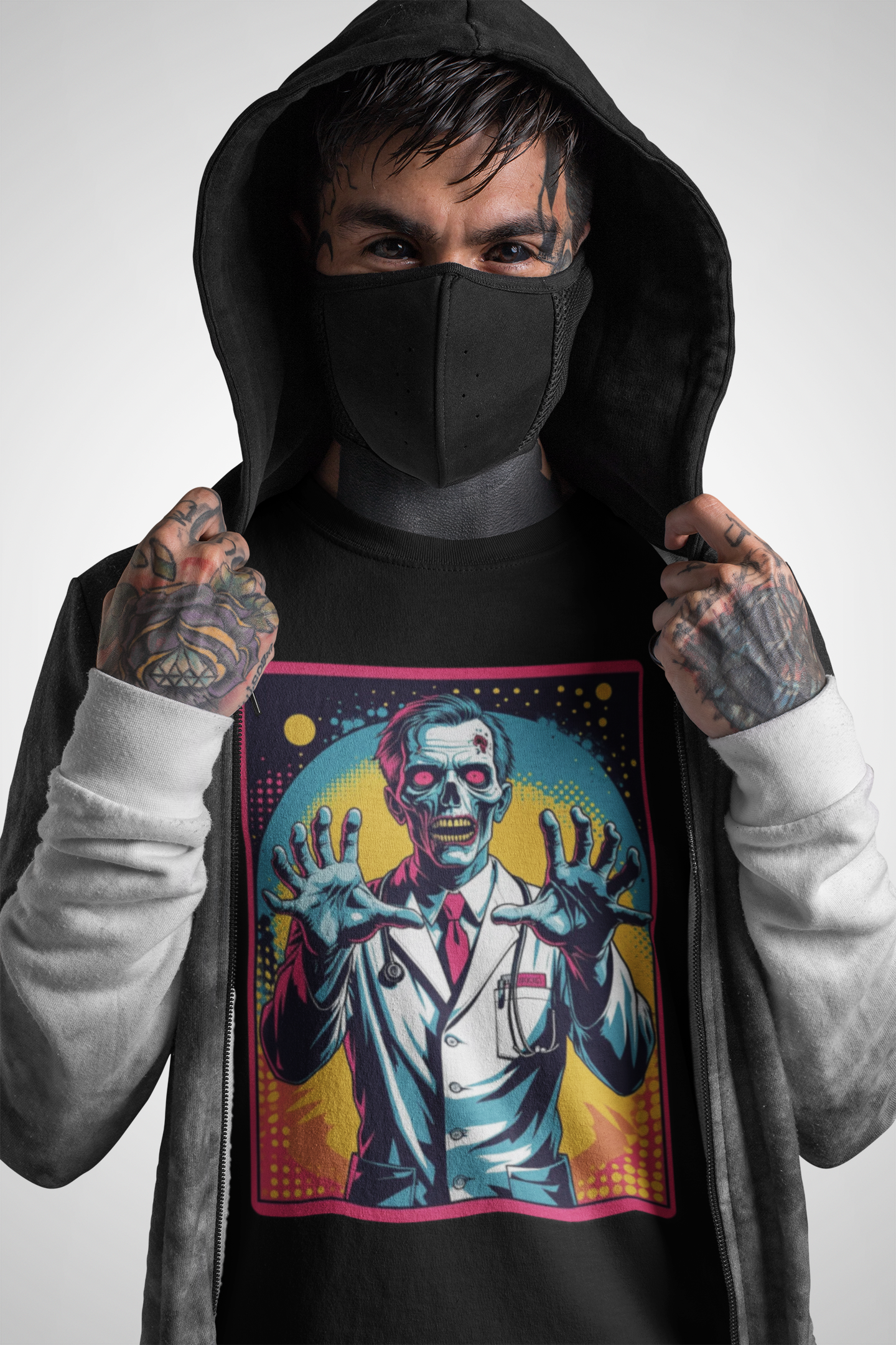Doctor Zombie Halloween T-Shirt - Unisex