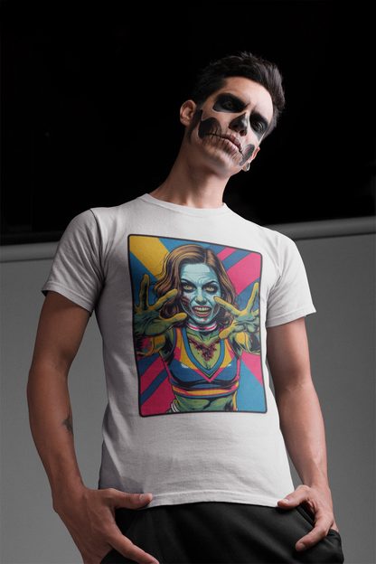 Cheerleader Zombie Halloween T-Shirt