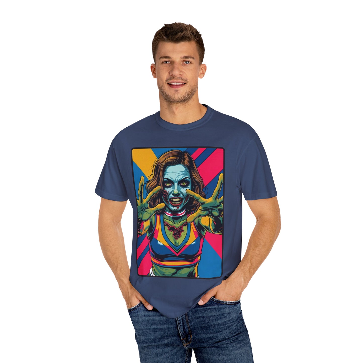 Cheerleader Zombie Halloween T-Shirt