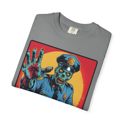 Police Officer Zombie Halloween T-Shirt - Unisex