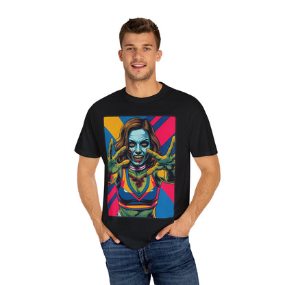 Cheerleader Zombie Halloween T-Shirt