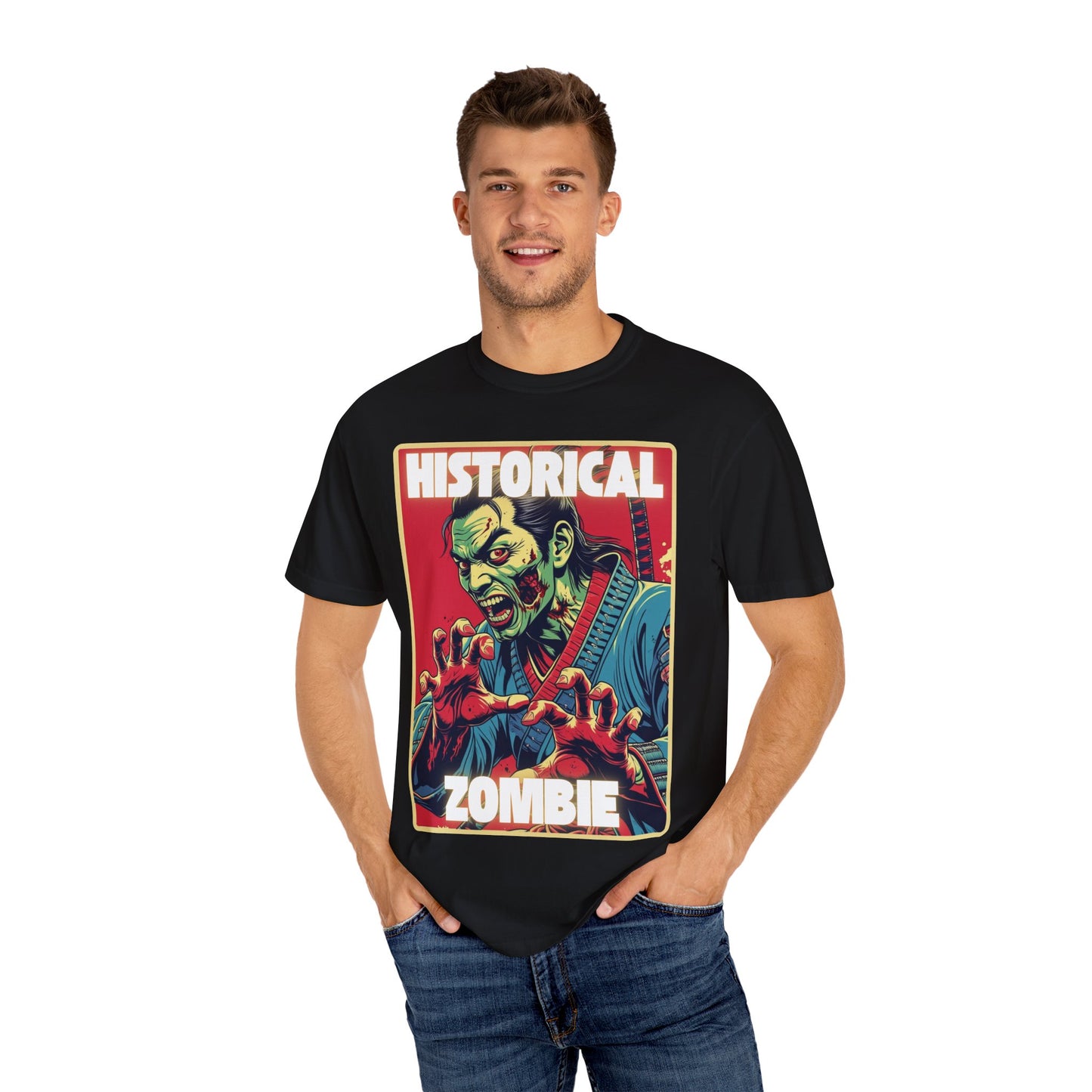 Samurai Zombie Historical Zombie T-Shirt for Halloween