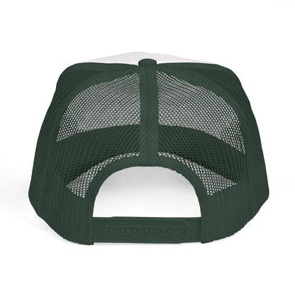 Vintage Sports Car Sunset Trucker Hat – Retro Beach Drive Mesh Cap