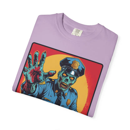 Police Officer Zombie Halloween T-Shirt - Unisex
