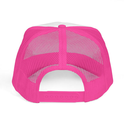 Vintage Sports Car Sunset Trucker Hat – Retro Beach Drive Mesh Cap